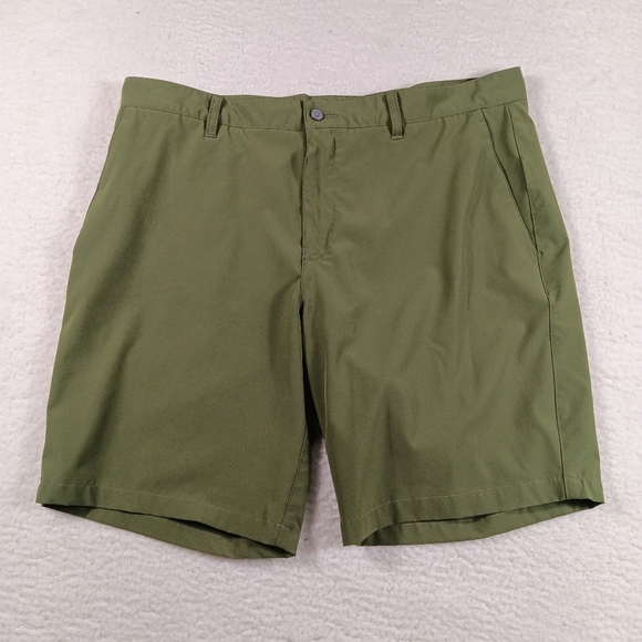 Polo Ralph Lauren Shorts Mens 36 Green Performance 10" Inseam Hybrid Golf - Picture 1 of 10